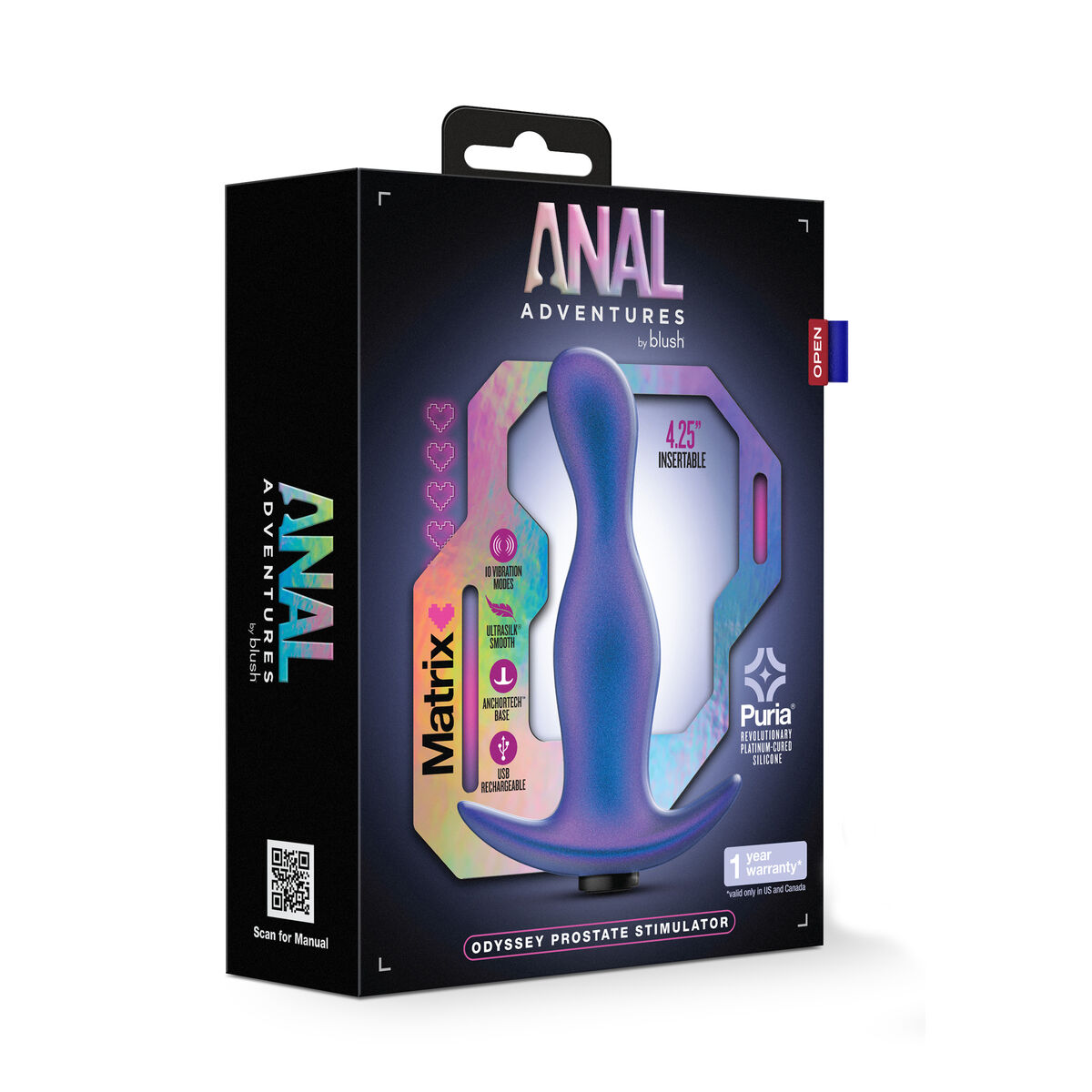 Anālais Vibrators Blush Anal Adventures Violets